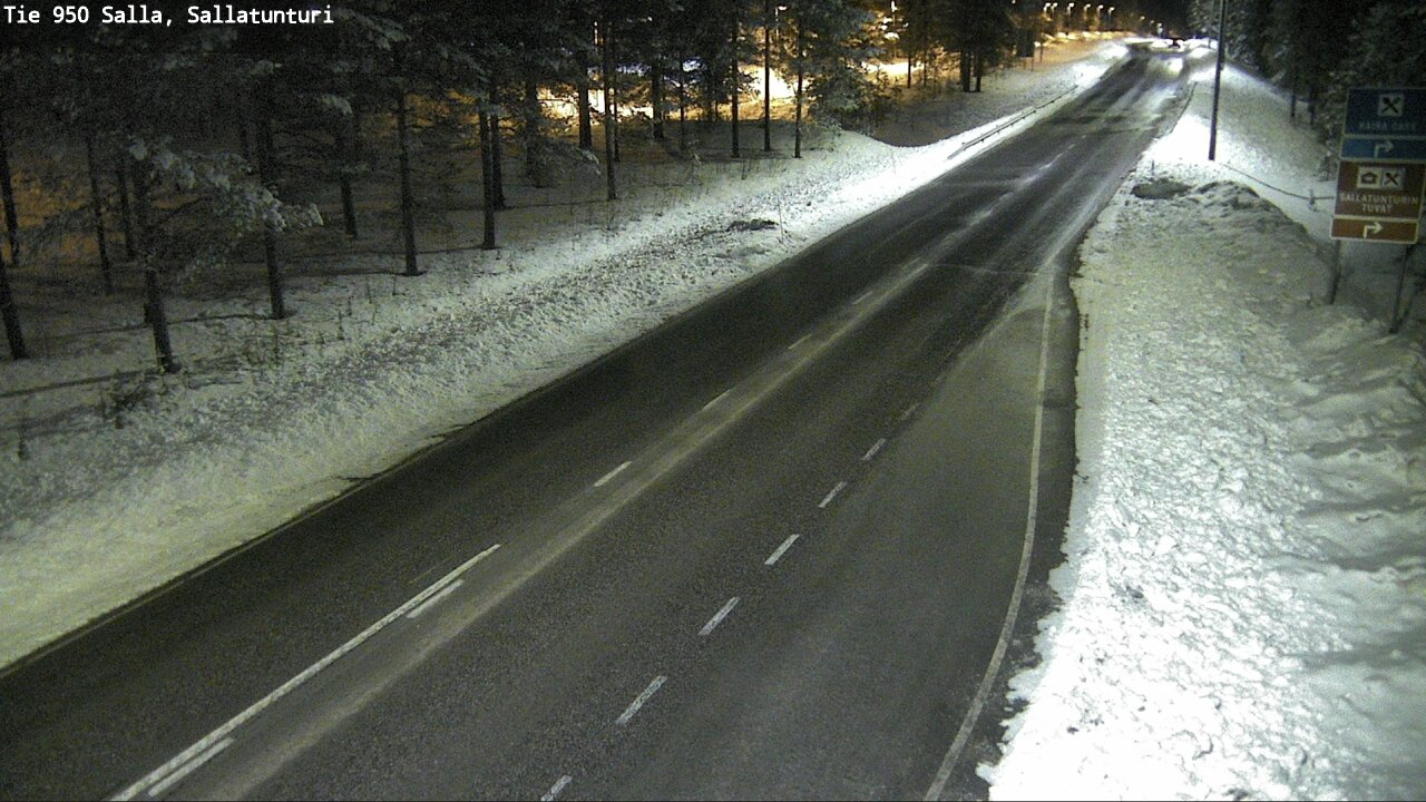 Kelikamerat Kuva Tie 950 Salla, Sallatunturi, Salla, Lappi