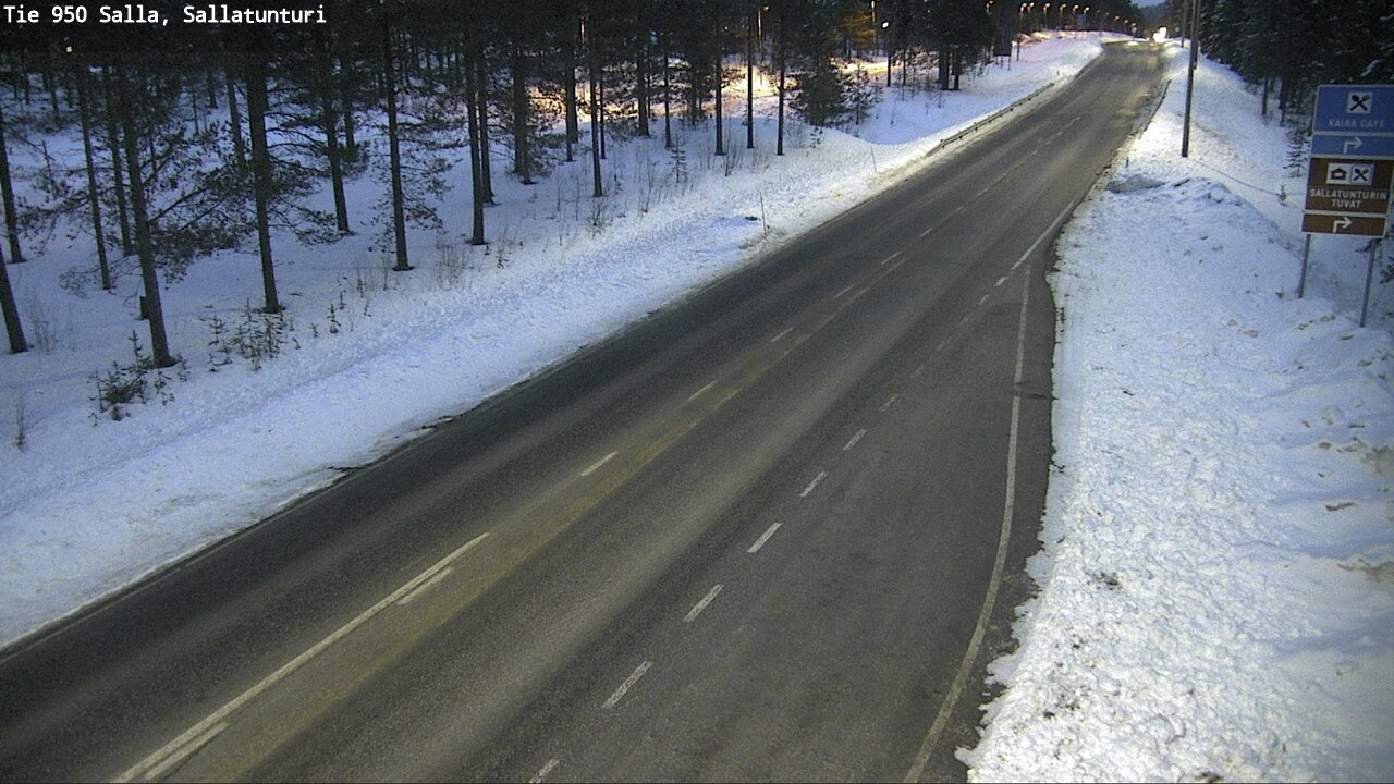 Kelikamerat Kuva Tie 950 Salla, Sallatunturi, Salla, Lappi