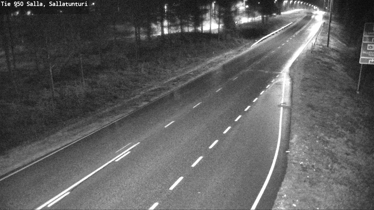 Kelikamerat Kuva Tie 950 Salla, Sallatunturi, Salla, Lappi