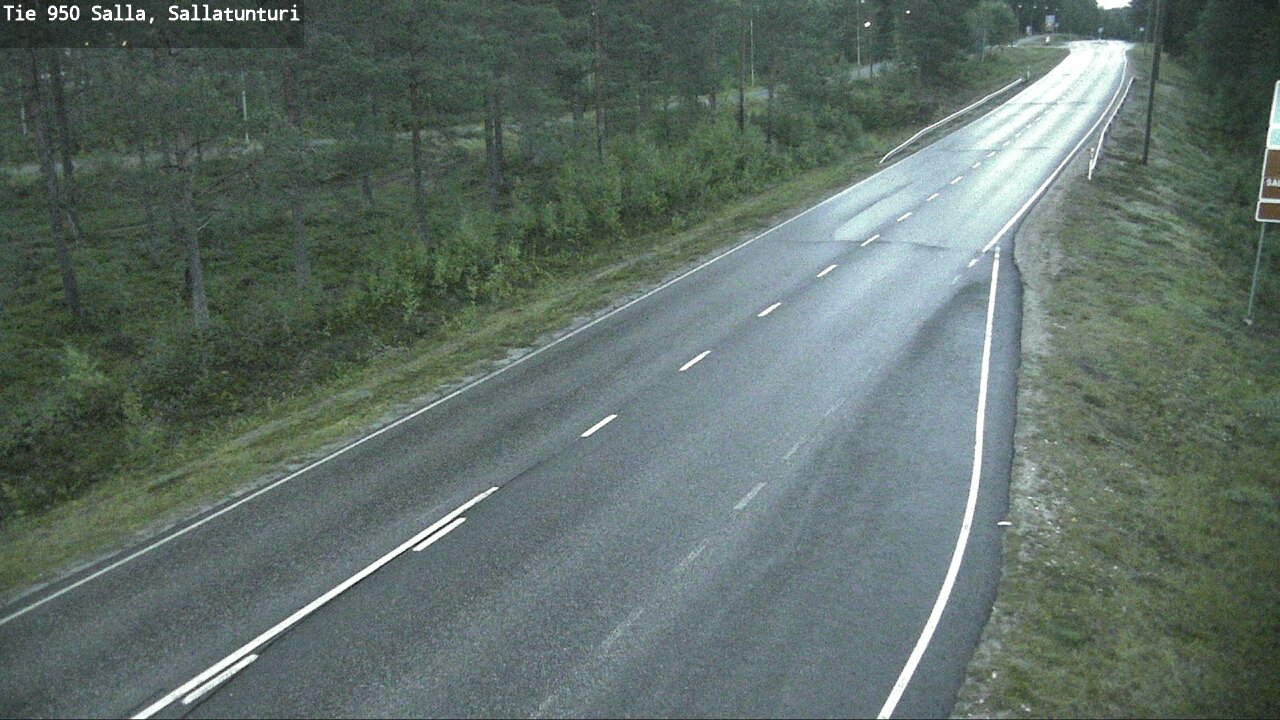 Weather Camera Image Road 950 Salla, Sallatunturi, Salla, Lappi