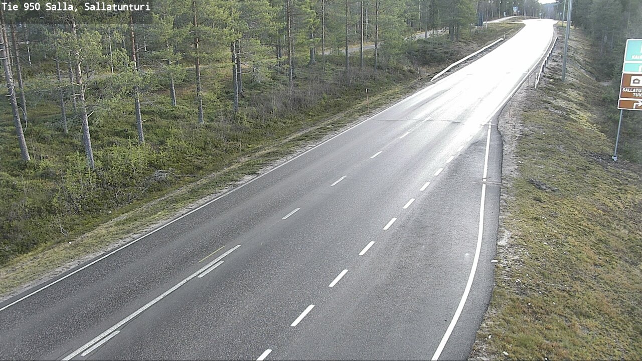 Kelikamerat Kuva Tie 950 Salla, Sallatunturi, Salla, Lappi