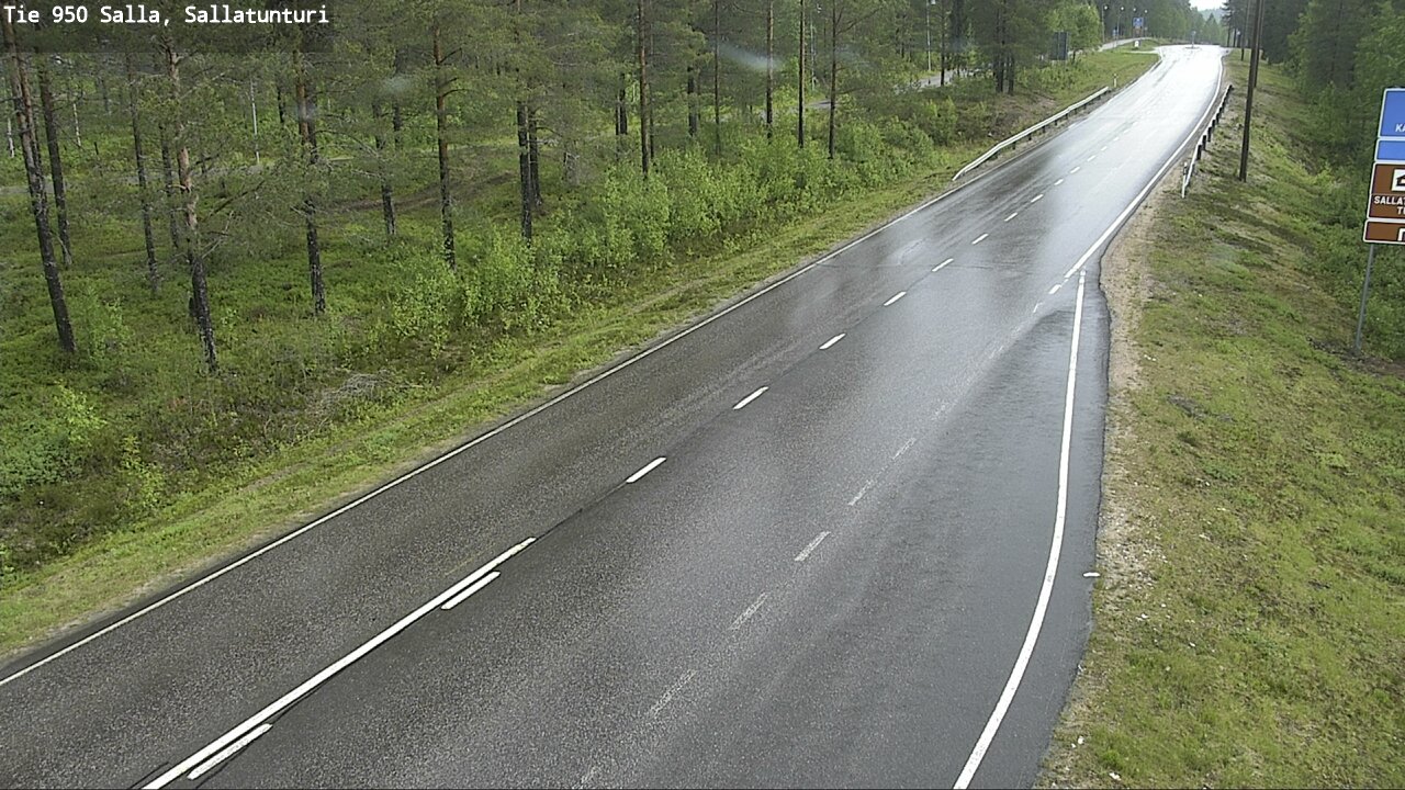 Kelikamerat Kuva Tie 950 Salla, Sallatunturi, Salla, Lappi
