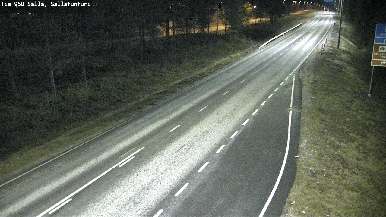 Kelikamerat Kuva Tie 950 Salla, Sallatunturi, Salla, Lappi