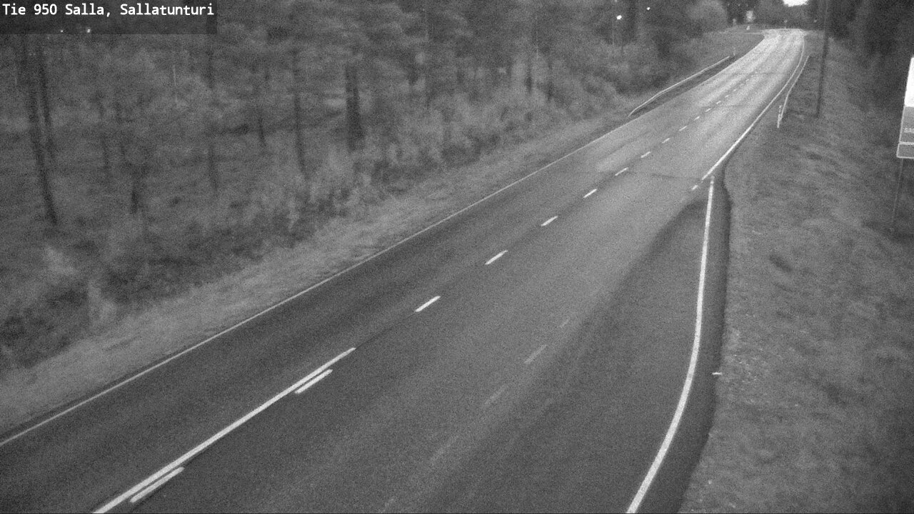 Weather Camera Image Road 950 Salla, Sallatunturi, Salla, Lappi