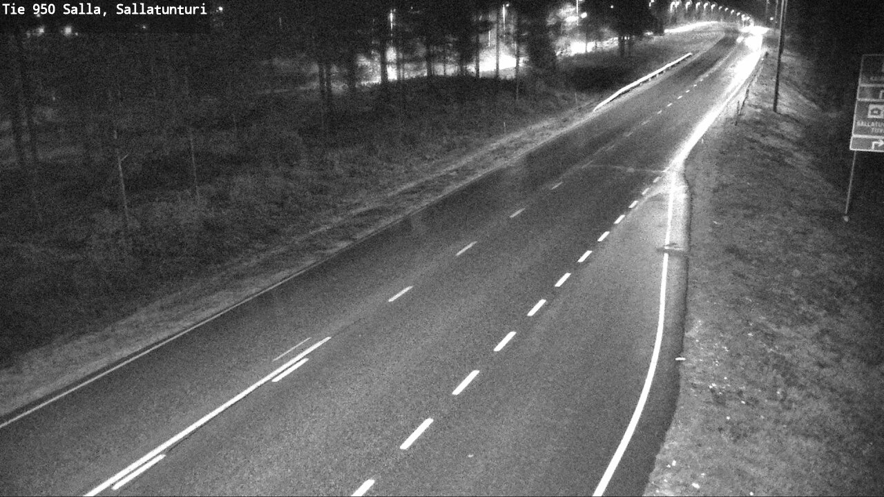 Kelikamerat Kuva Tie 950 Salla, Sallatunturi, Salla, Lappi