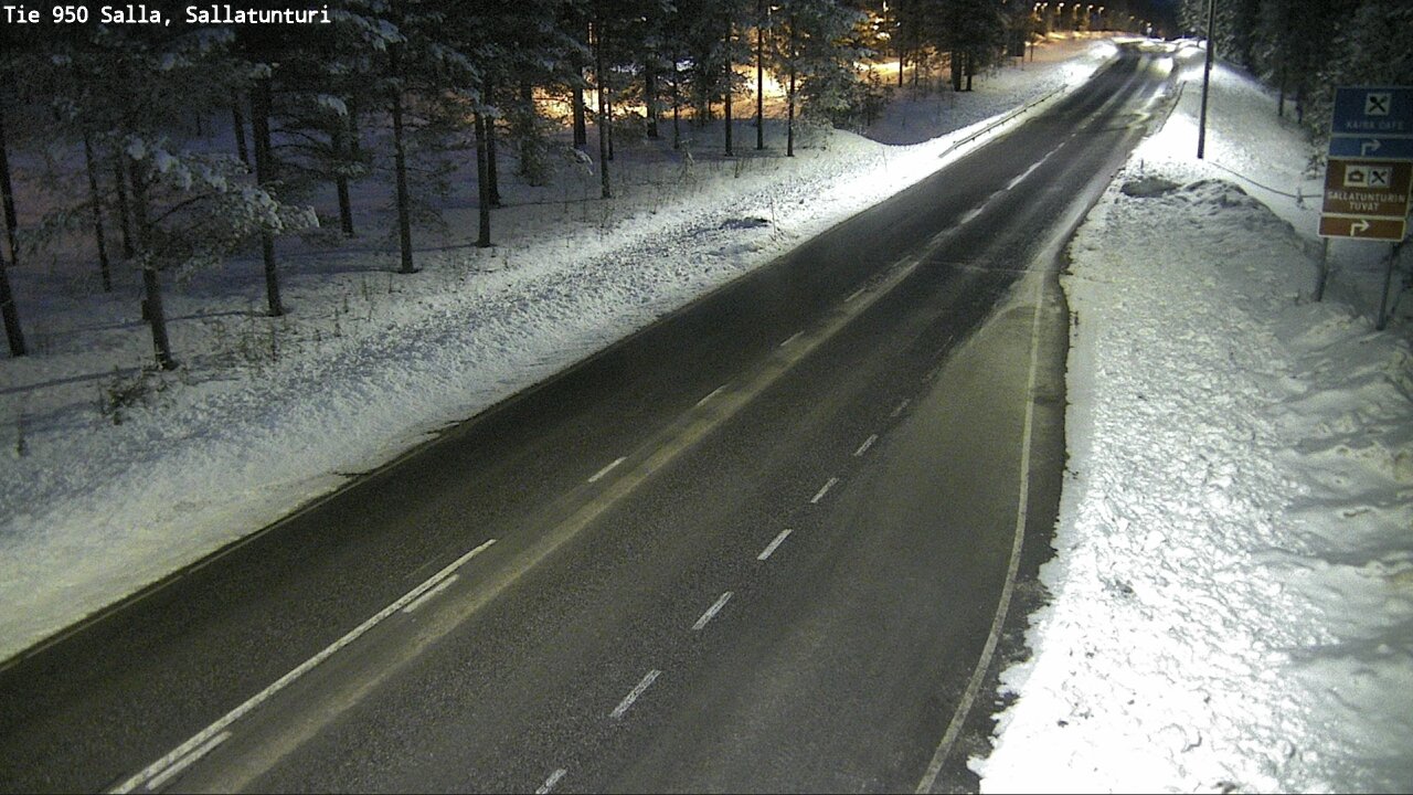Kelikamerat Kuva Tie 950 Salla, Sallatunturi, Salla, Lappi