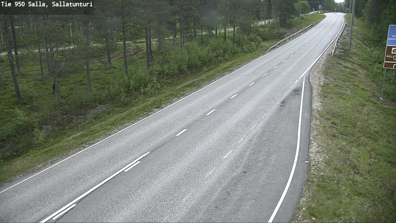 Kelikamerat Kuva Tie 950 Salla, Sallatunturi, Salla, Lappi