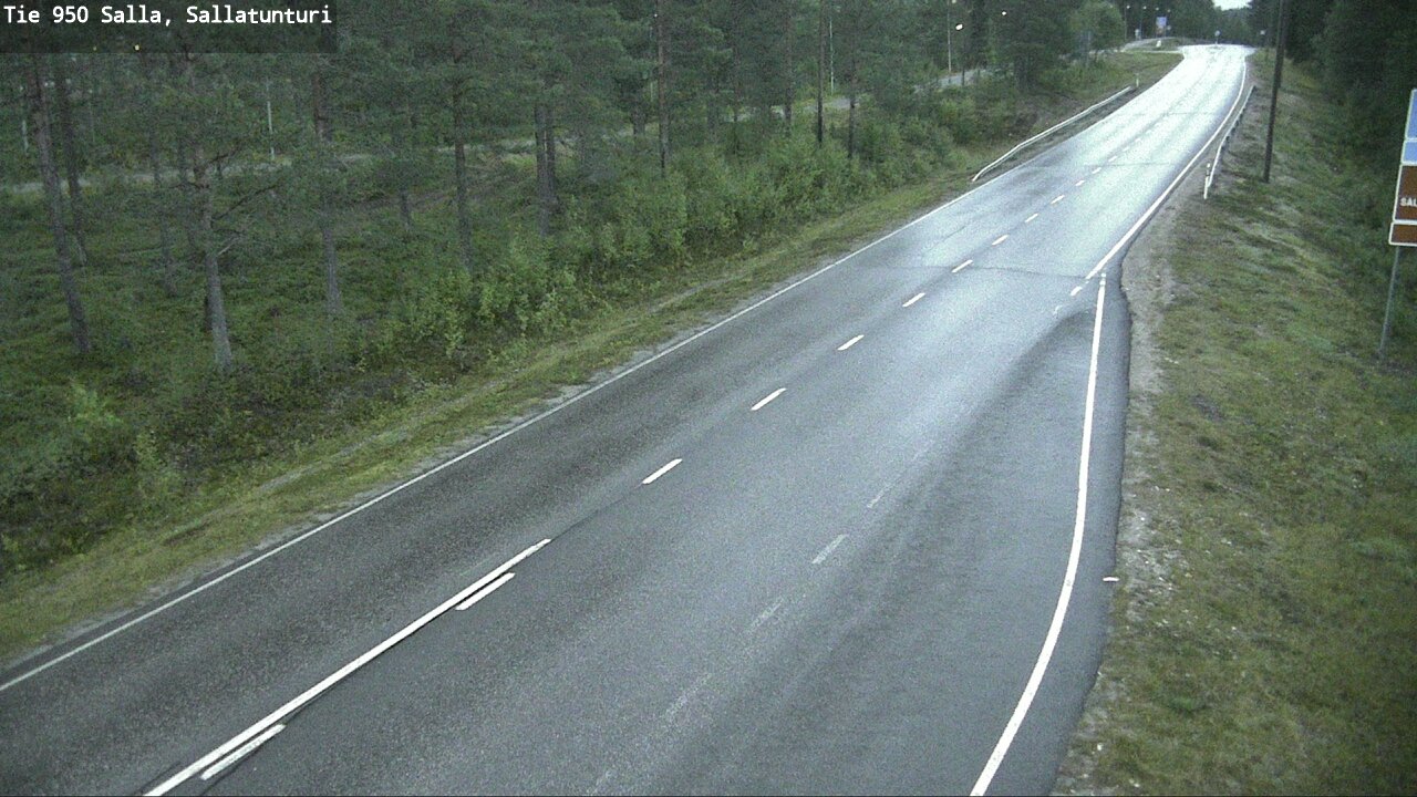 Weather Camera Image Road 950 Salla, Sallatunturi, Salla, Lappi