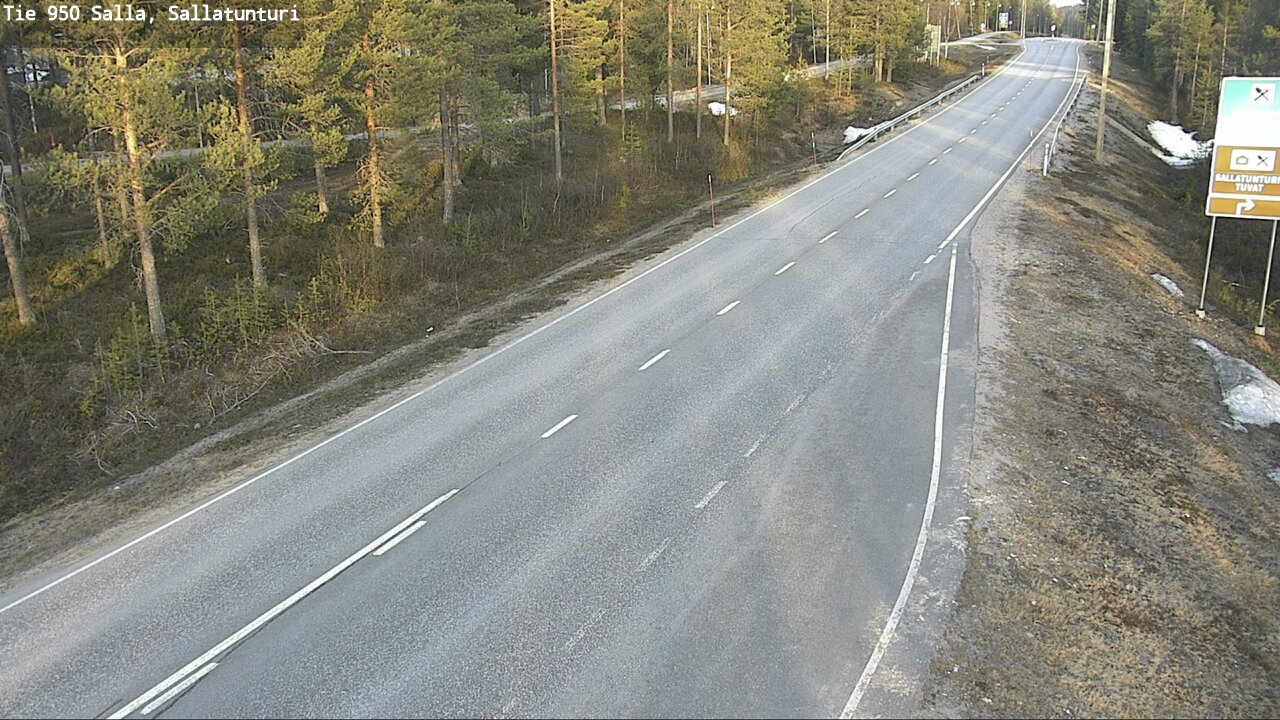 Kelikamerat Kuva Tie 950 Salla, Sallatunturi, Salla, Lappi