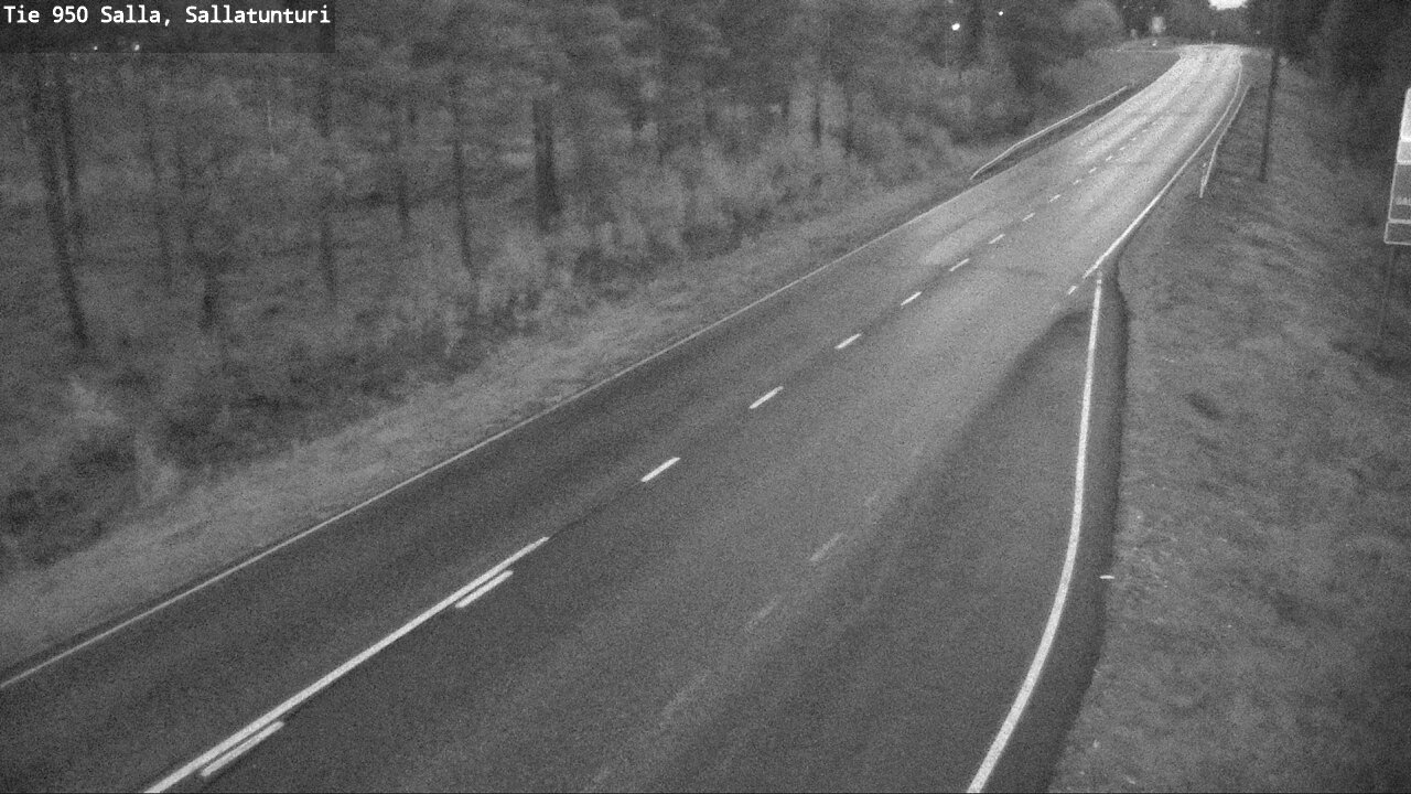 Weather Camera Image Road 950 Salla, Sallatunturi, Salla, Lappi