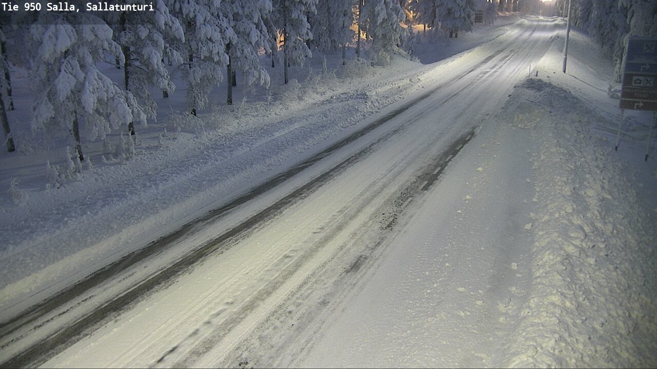 Kelikamerat Kuva Tie 950 Salla, Sallatunturi, Salla, Lappi