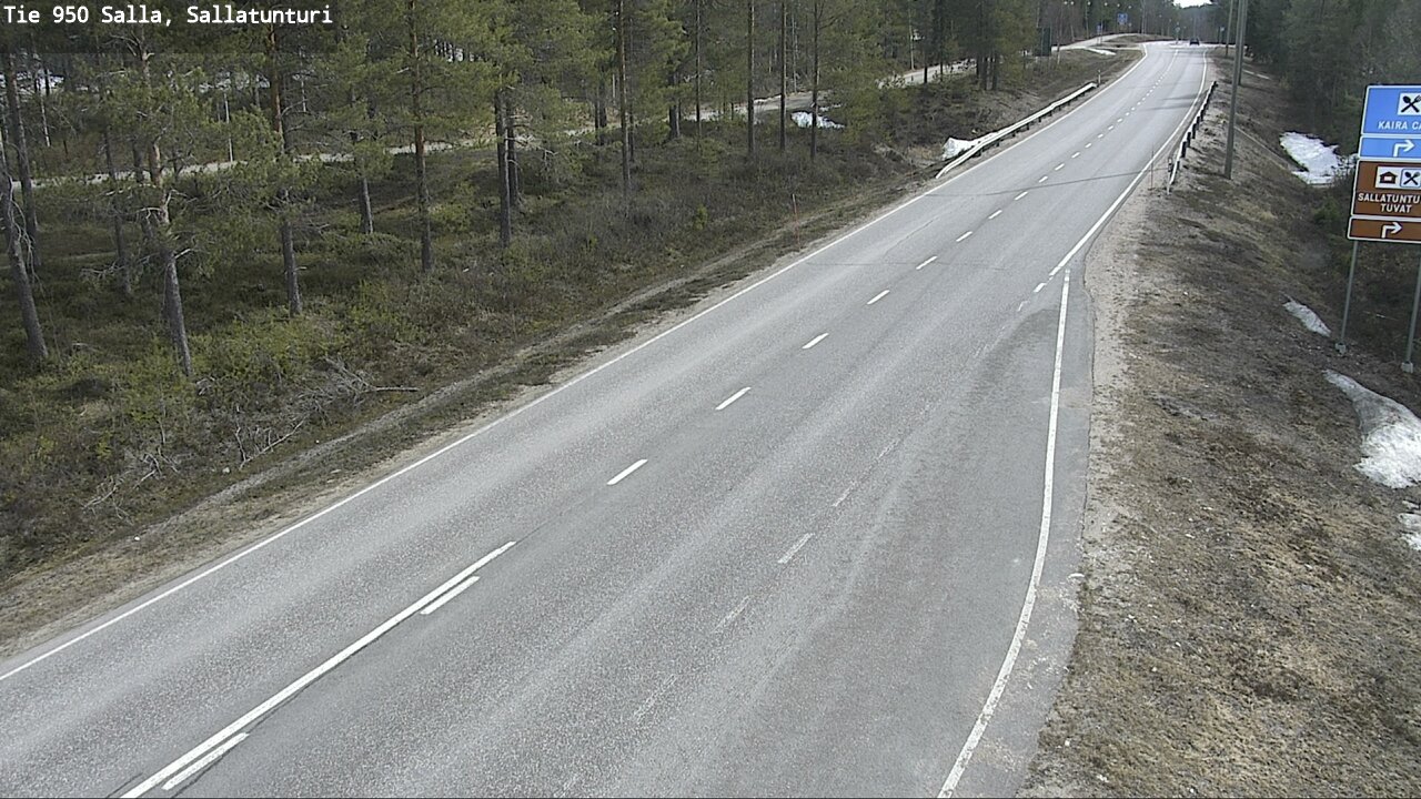 Kelikamerat Kuva Tie 950 Salla, Sallatunturi, Salla, Lappi