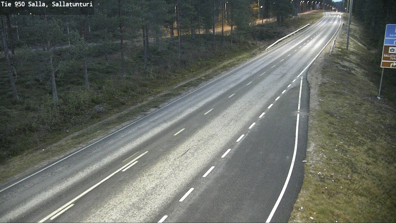 Kelikamerat Kuva Tie 950 Salla, Sallatunturi, Salla, Lappi