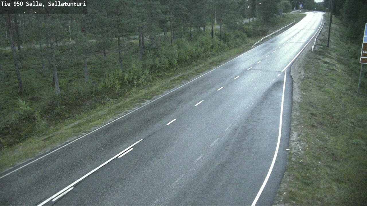 Weather Camera Image Road 950 Salla, Sallatunturi, Salla, Lappi