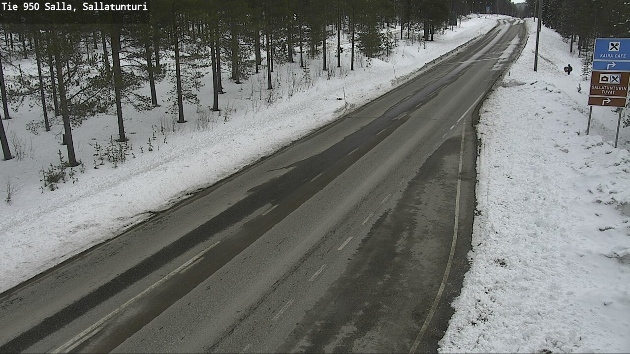 Weather Camera Image Väg 950 Salla, Sallatunturi, Salla, Lappi