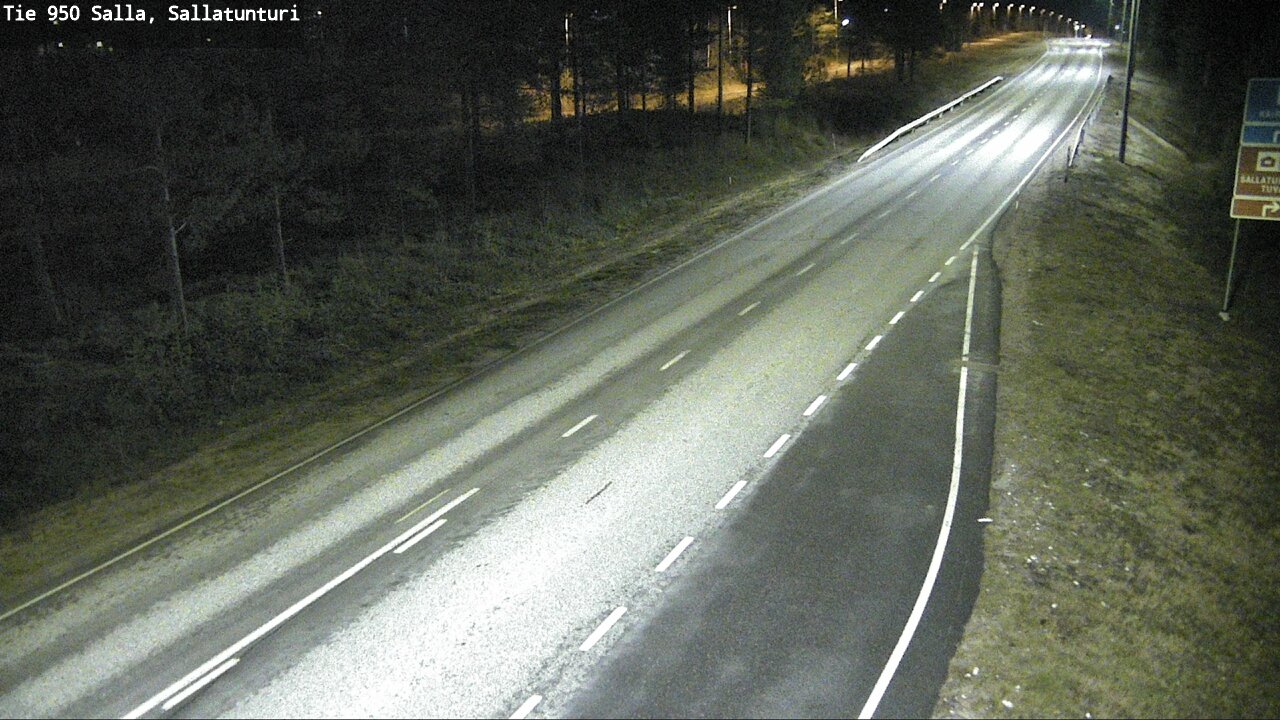 Kelikamerat Kuva Tie 950 Salla, Sallatunturi, Salla, Lappi