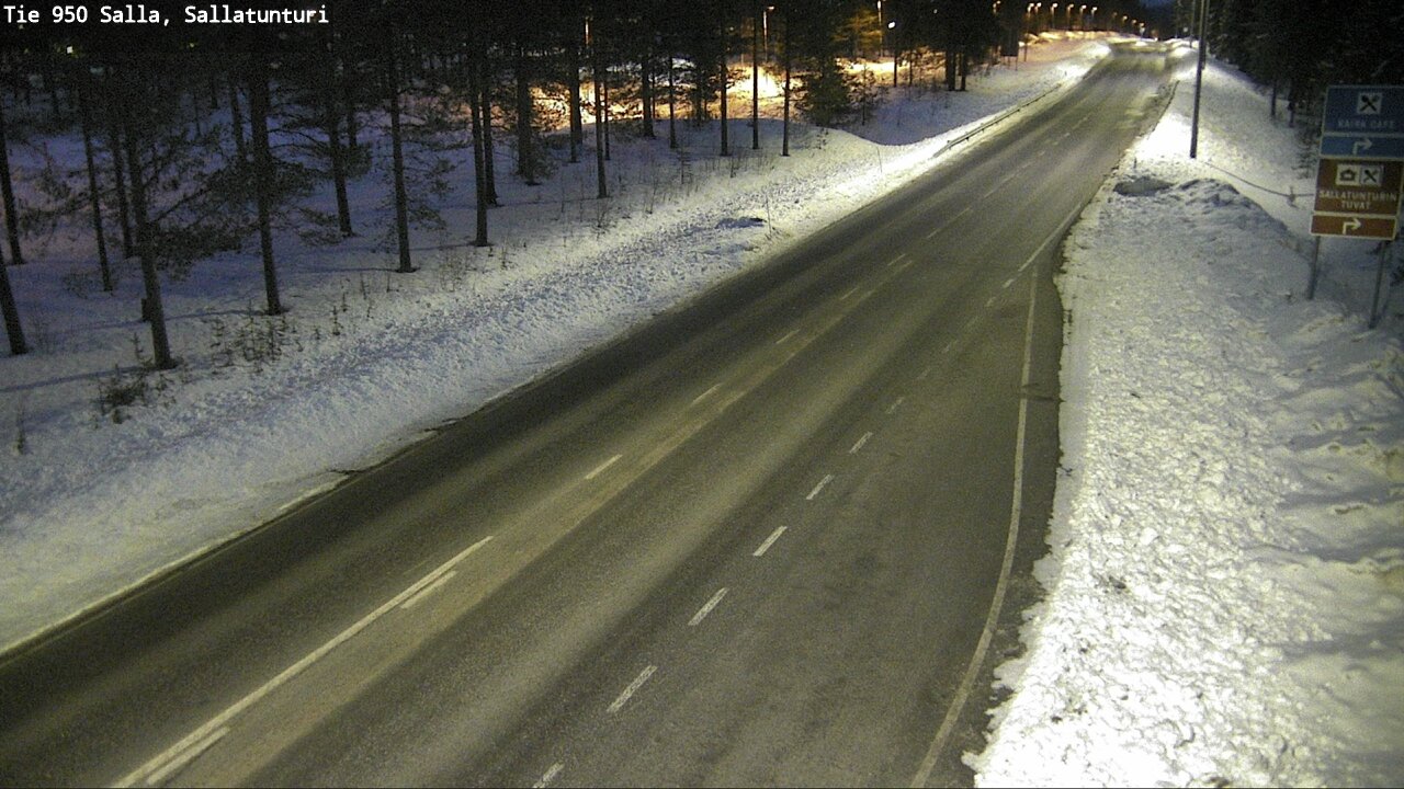 Kelikamerat Kuva Tie 950 Salla, Sallatunturi, Salla, Lappi