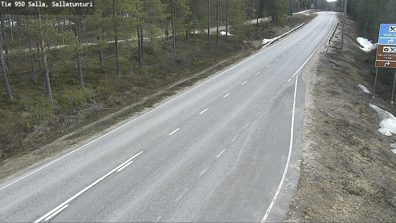 Kelikamerat Kuva Tie 950 Salla, Sallatunturi, Salla, Lappi