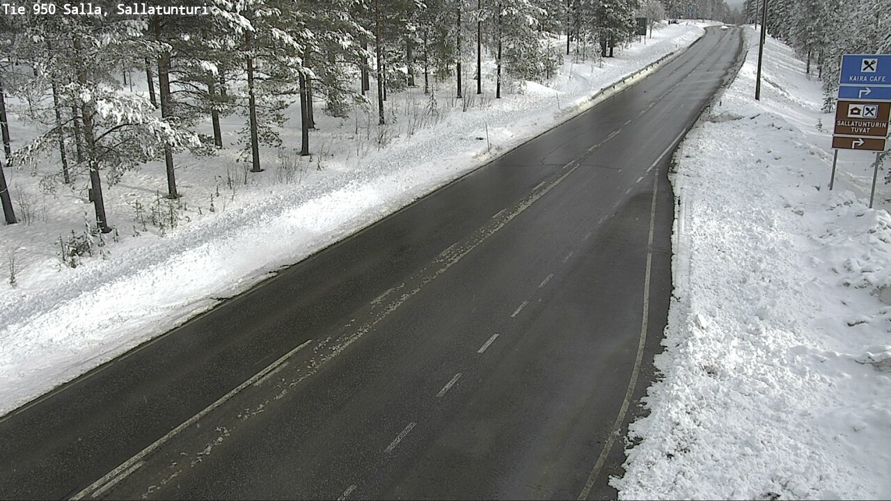 Kelikamerat Kuva Tie 950 Salla, Sallatunturi, Salla, Lappi