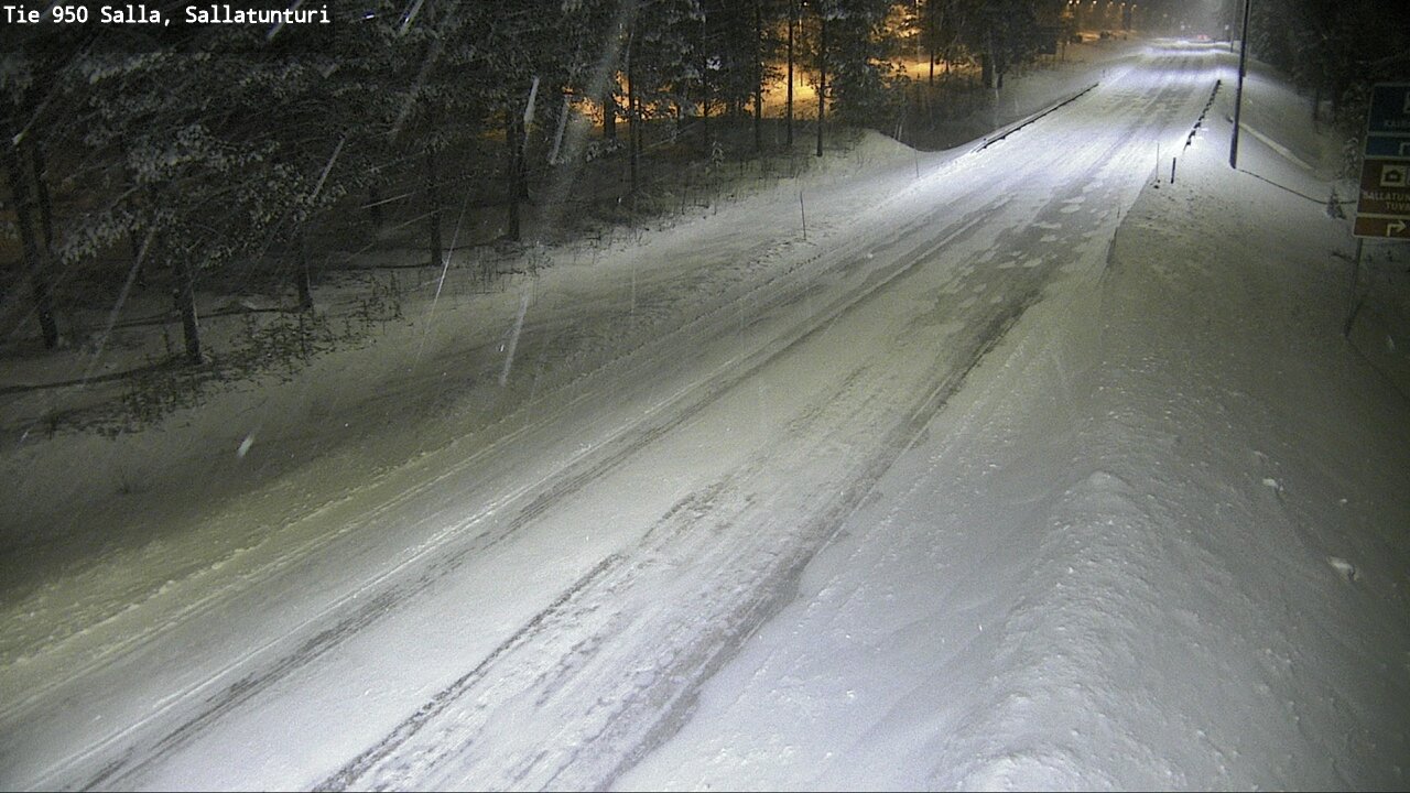 Weather Camera Image Road 950 Salla, Sallatunturi, Salla, Lappi