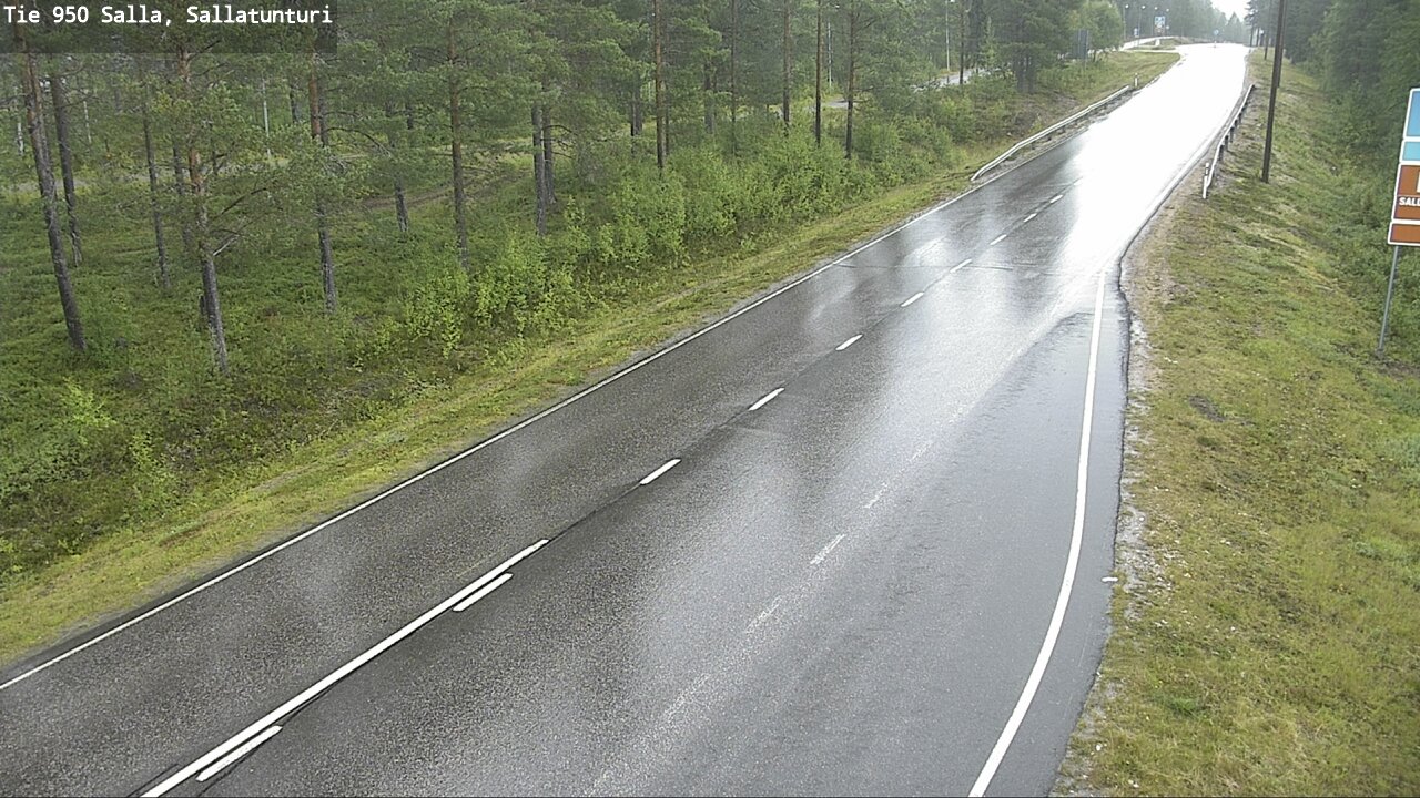 Weather Camera Image Road 950 Salla, Sallatunturi, Salla, Lappi