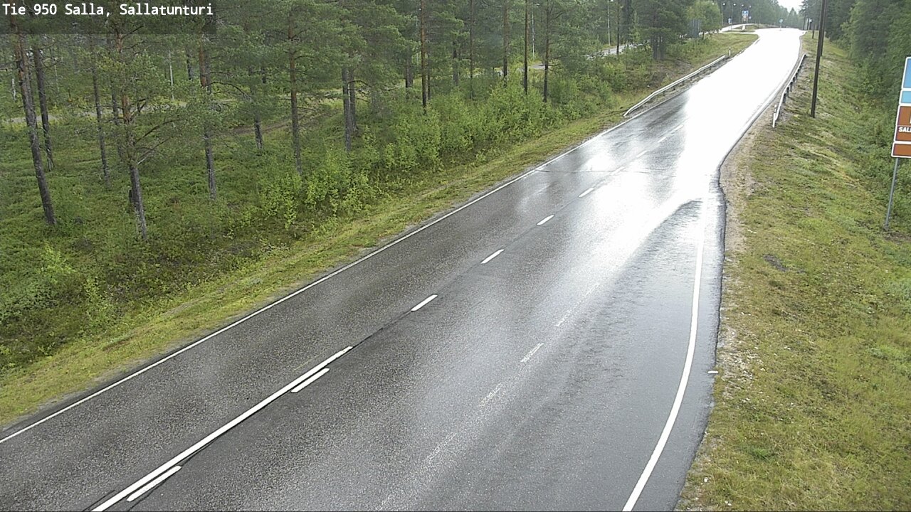 Weather Camera Image Road 950 Salla, Sallatunturi, Salla, Lappi