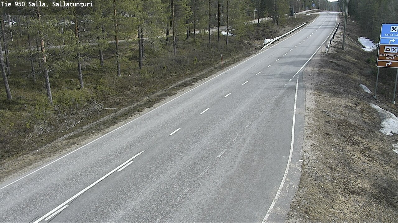 Kelikamerat Kuva Tie 950 Salla, Sallatunturi, Salla, Lappi