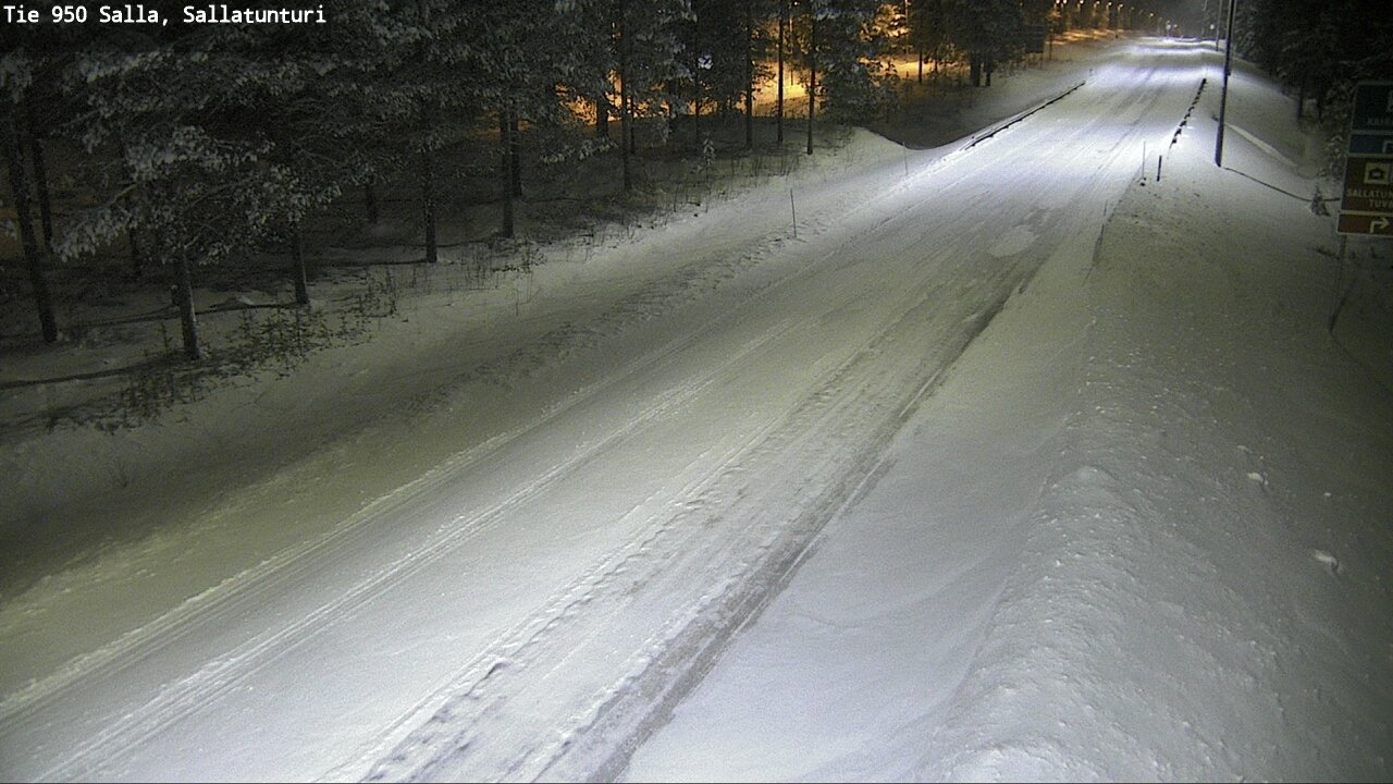 Kelikamerat Kuva Tie 950 Salla, Sallatunturi, Salla, Lappi