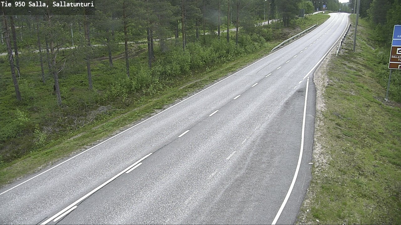 Kelikamerat Kuva Tie 950 Salla, Sallatunturi, Salla, Lappi