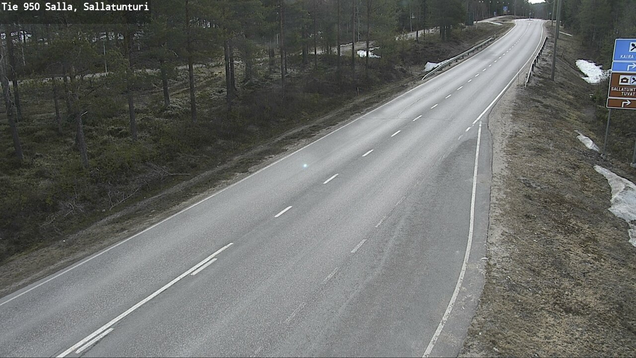 Kelikamerat Kuva Tie 950 Salla, Sallatunturi, Salla, Lappi
