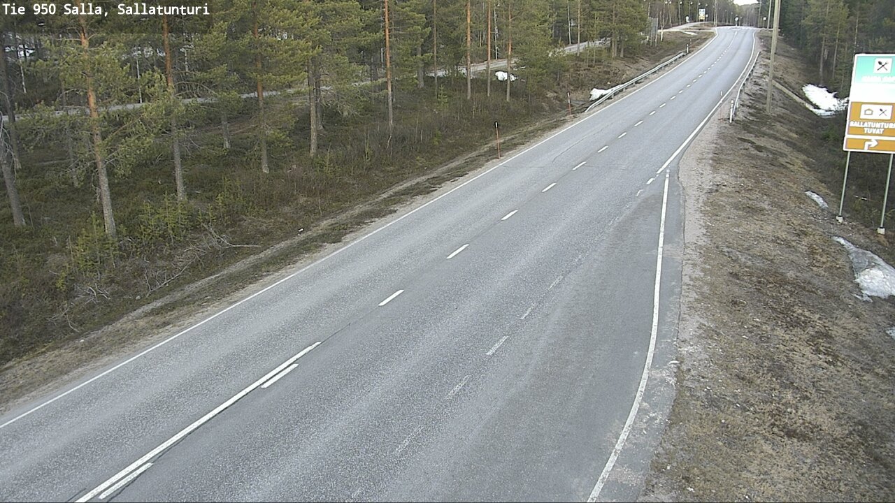 Kelikamerat Kuva Tie 950 Salla, Sallatunturi, Salla, Lappi
