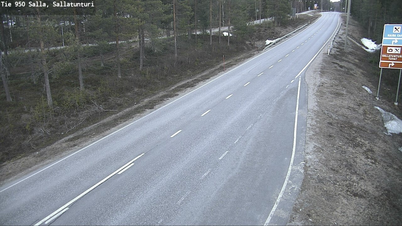 Kelikamerat Kuva Tie 950 Salla, Sallatunturi, Salla, Lappi