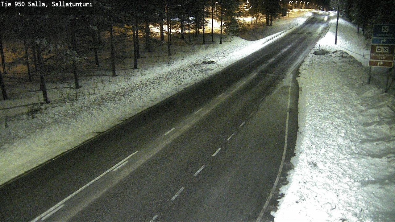 Kelikamerat Kuva Tie 950 Salla, Sallatunturi, Salla, Lappi