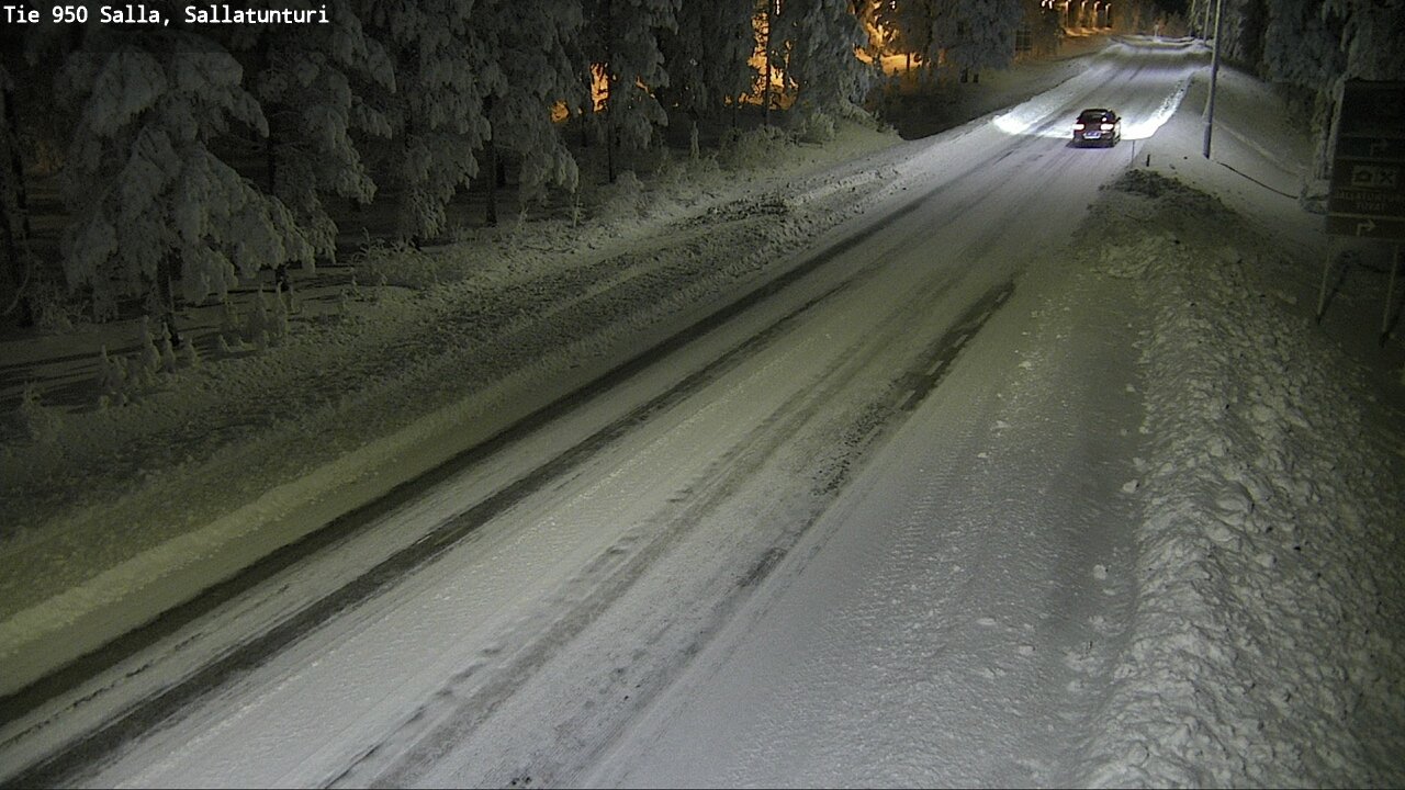 Kelikamerat Kuva Tie 950 Salla, Sallatunturi, Salla, Lappi