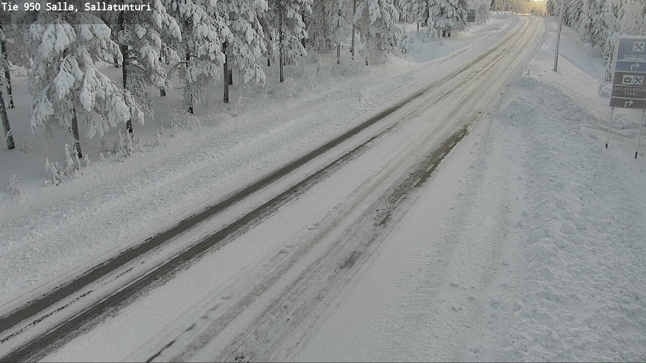 Kelikamerat Kuva Tie 950 Salla, Sallatunturi, Salla, Lappi
