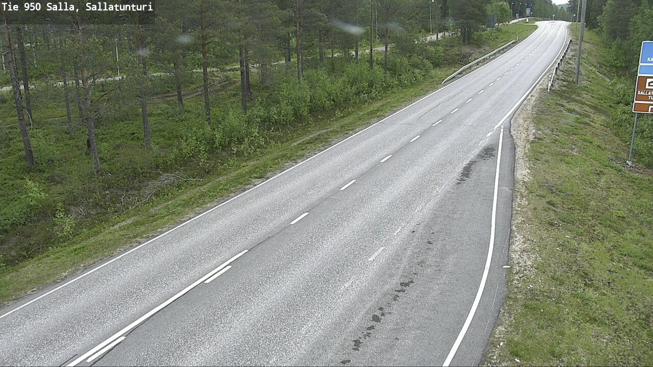 Kelikamerat Kuva Tie 950 Salla, Sallatunturi, Salla, Lappi