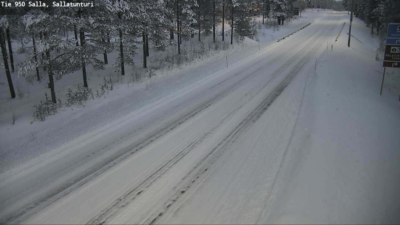 Weather Camera Image Road 950 Salla, Sallatunturi, Salla, Lappi