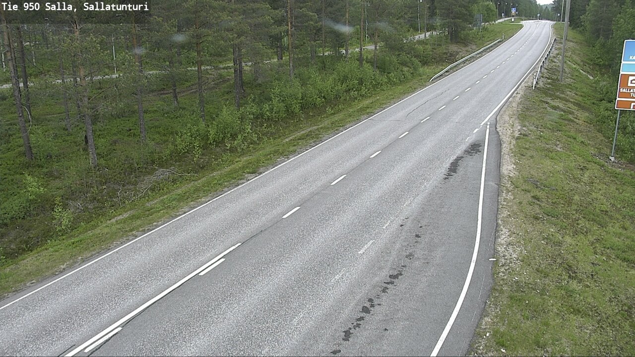 Kelikamerat Kuva Tie 950 Salla, Sallatunturi, Salla, Lappi