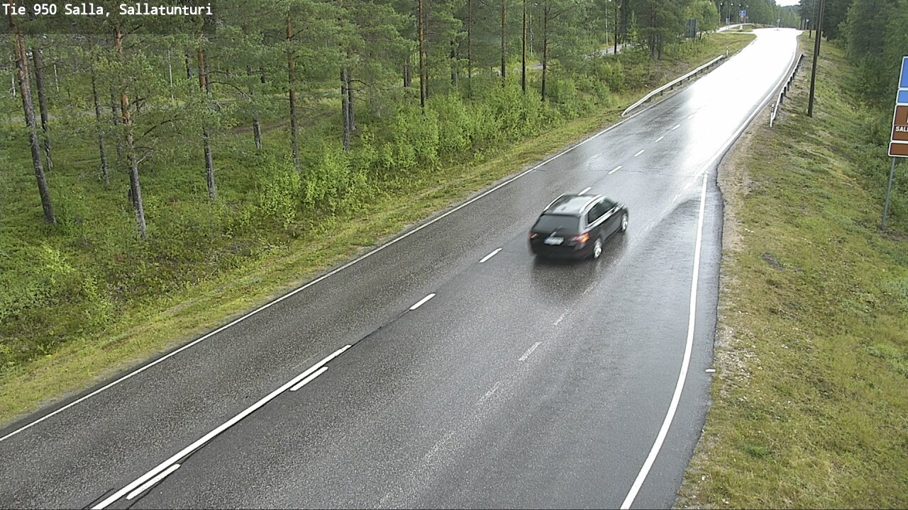 Weather Camera Image Road 950 Salla, Sallatunturi, Salla, Lappi