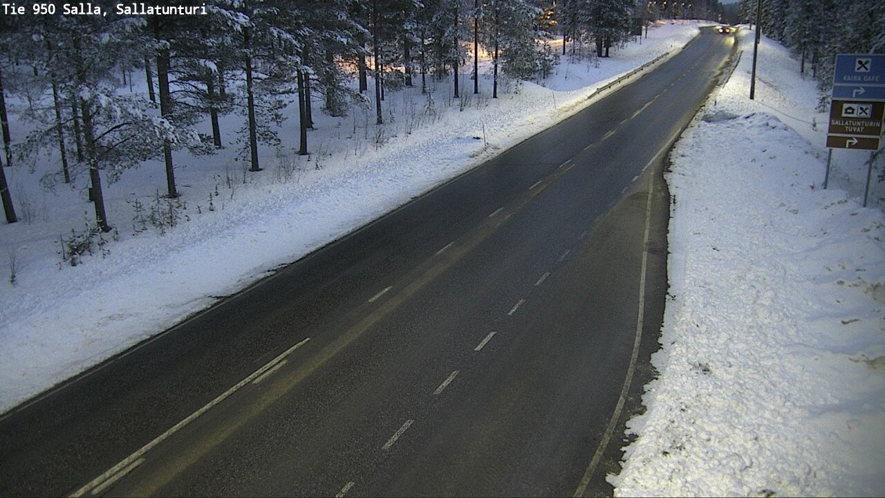 Kelikamerat Kuva Tie 950 Salla, Sallatunturi, Salla, Lappi