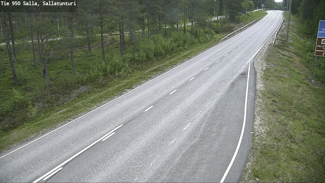 Kelikamerat Kuva Tie 950 Salla, Sallatunturi, Salla, Lappi