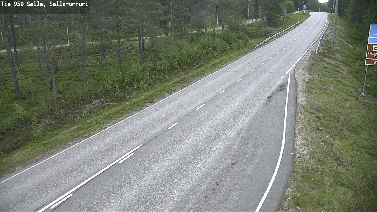 Kelikamerat Kuva Tie 950 Salla, Sallatunturi, Salla, Lappi