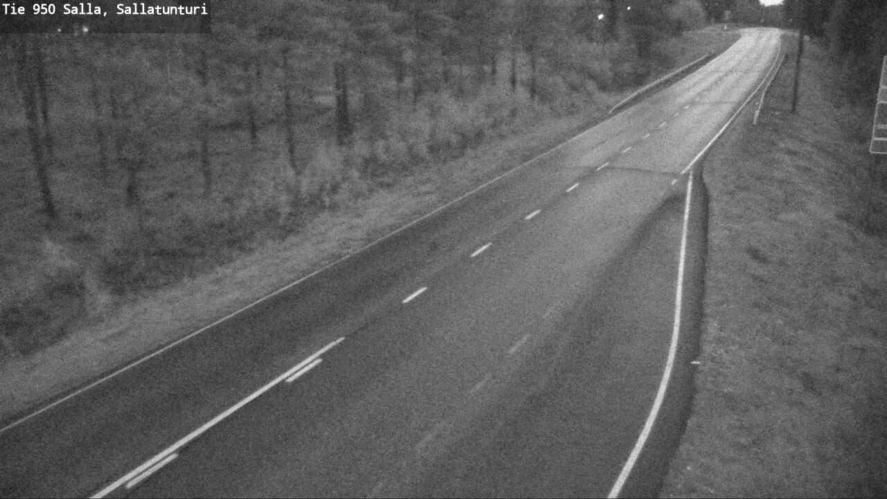 Weather Camera Image Road 950 Salla, Sallatunturi, Salla, Lappi