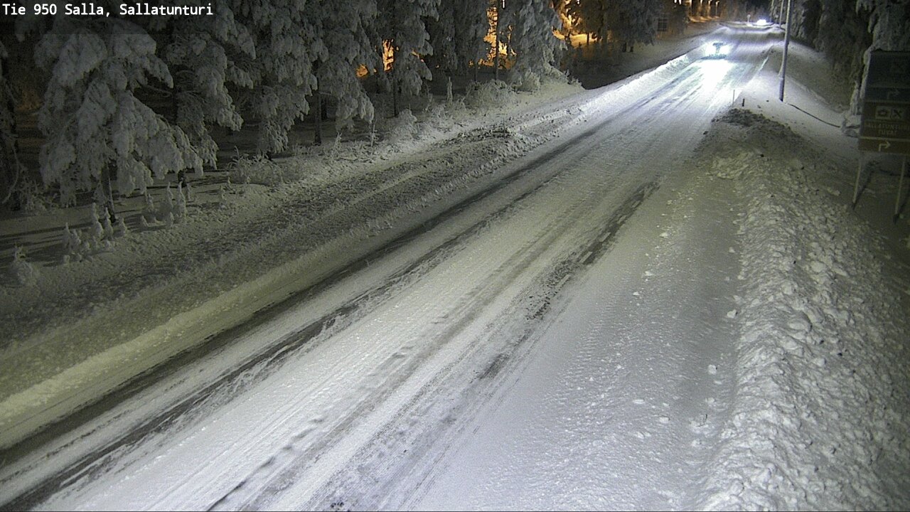 Kelikamerat Kuva Tie 950 Salla, Sallatunturi, Salla, Lappi