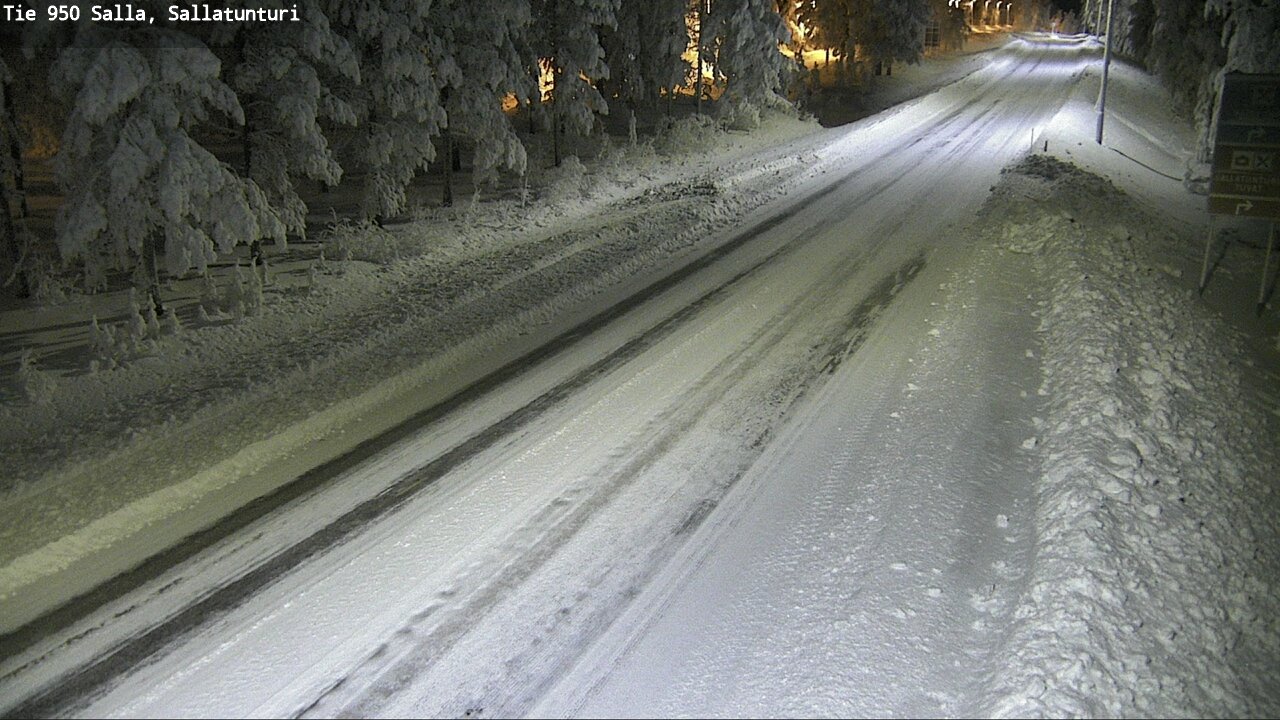 Kelikamerat Kuva Tie 950 Salla, Sallatunturi, Salla, Lappi