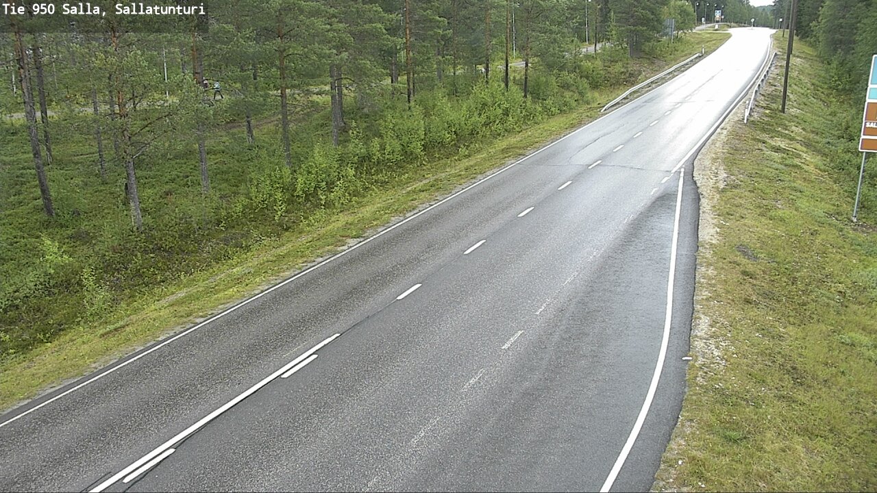 Weather Camera Image Road 950 Salla, Sallatunturi, Salla, Lappi