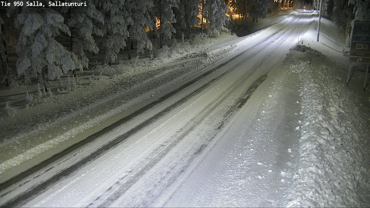 Kelikamerat Kuva Tie 950 Salla, Sallatunturi, Salla, Lappi