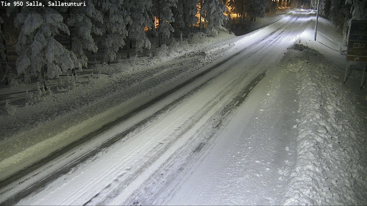 Kelikamerat Kuva Tie 950 Salla, Sallatunturi, Salla, Lappi