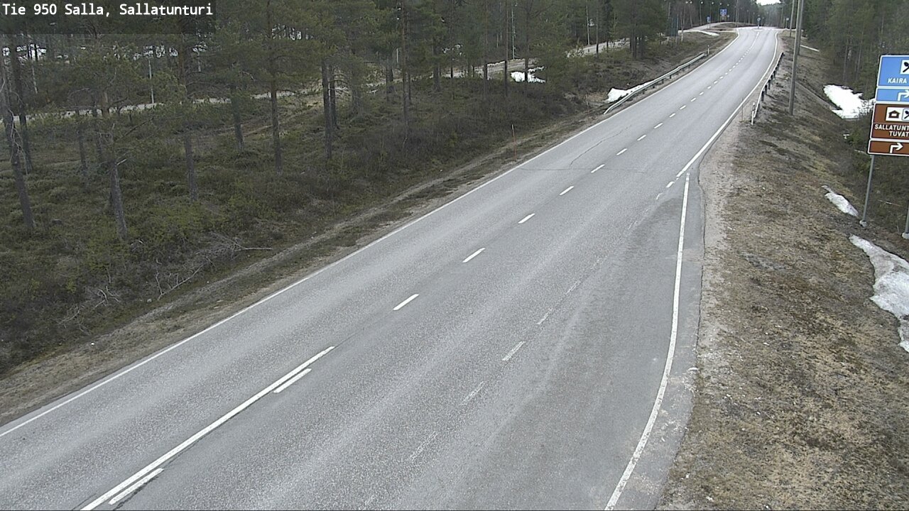Kelikamerat Kuva Tie 950 Salla, Sallatunturi, Salla, Lappi
