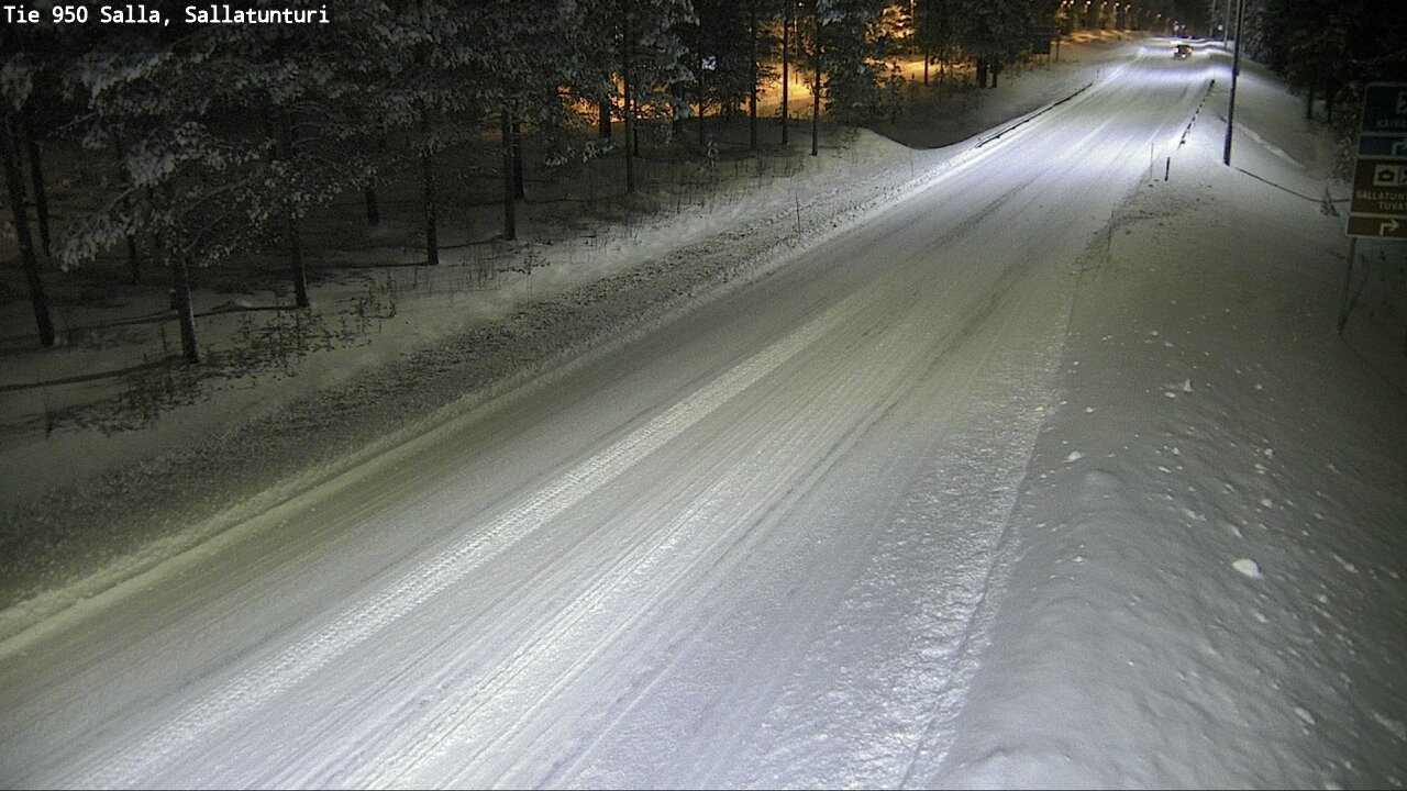Weather Camera Image Road 950 Salla, Sallatunturi, Salla, Lappi